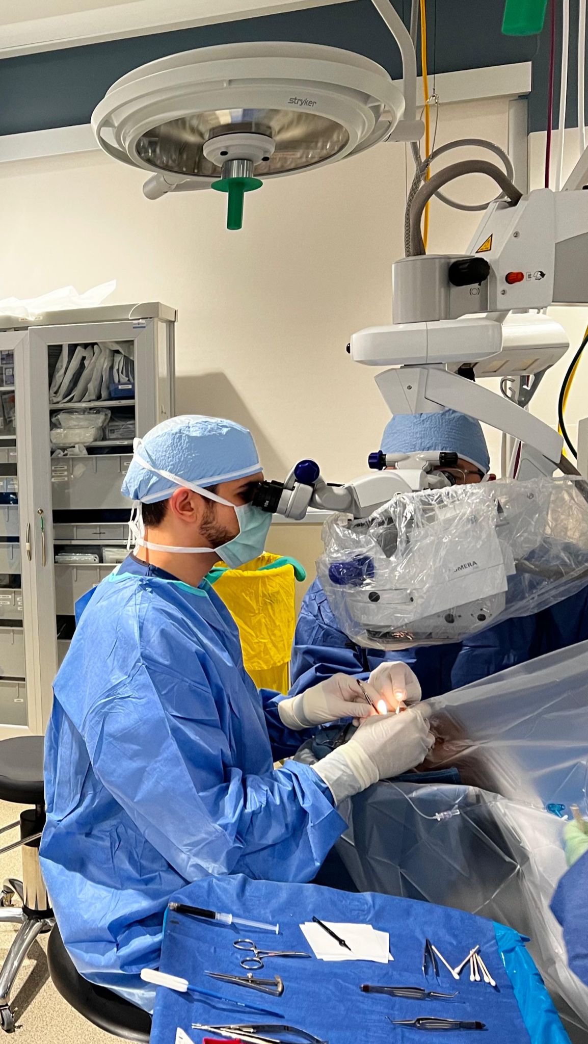 Retina surgery procedure